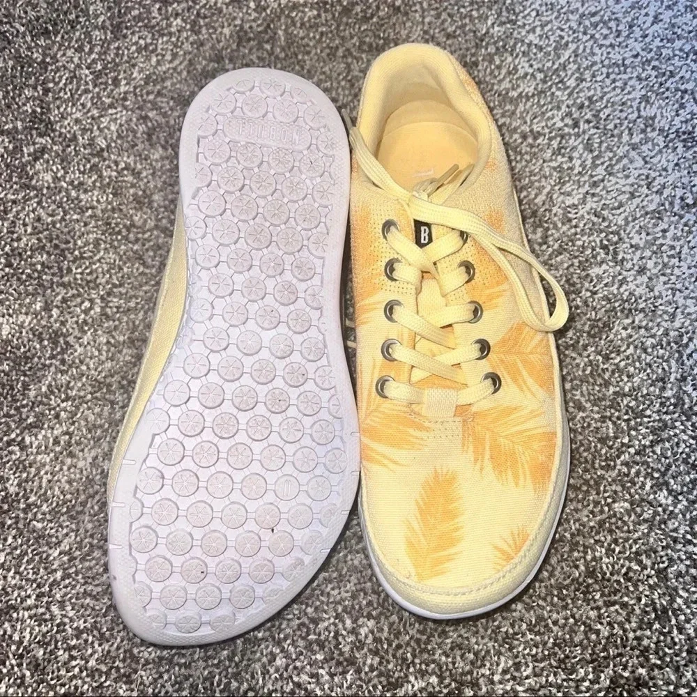 NoBull Sunrise Palm Canvas Trainers Size 8W